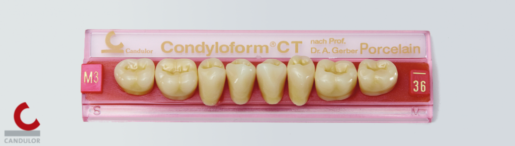 Candulor CT Condyloform Porcellana posteriori montaggio fisiologico