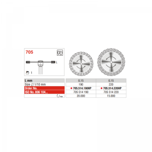 DISCHI DIAMANTATI SUPERFLEX - Serie 705