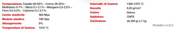LEGA BIOLOGIC P Cromo-Cobalto per scheletrica - immagine 2