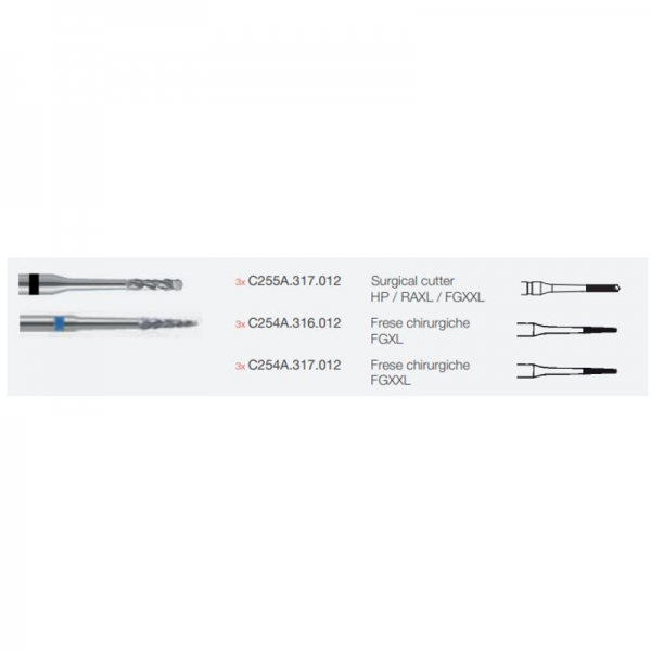 OFFERTA: FRESE CHIRURGICHE C254A C255A