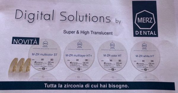 DISCHI ZIRCONIO MERZ M-ZR HT+ 800MPA/ ST 1250MPA - immagine 3